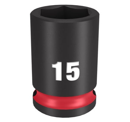 Shockwave 3/8in Drive 15mm Standard 6 Point Impact Socket
