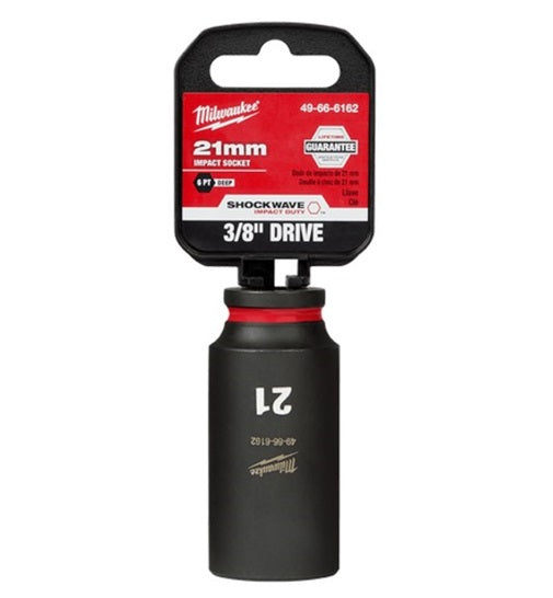 Shockwave 3/8in Drive 21mm Deep 6 Point Impact Socket