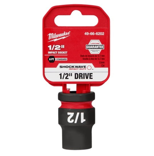 Shockwave 1/2in Drive 7/16in Standard 6 Point Impact Socket