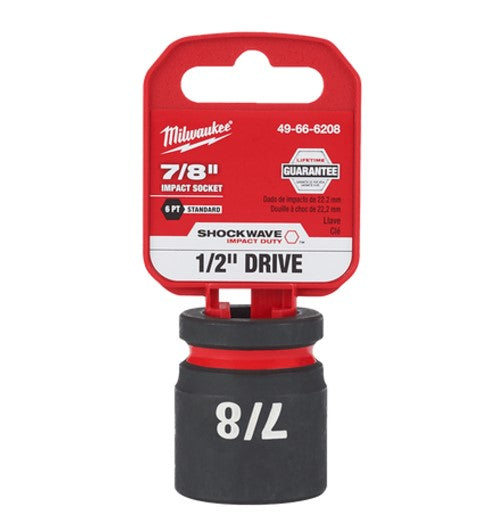Shockwave 1/2in Drive 7/8in Standard 6 Point Impact Socket