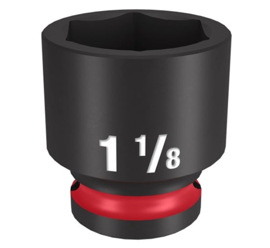 Shockwave 1/2in Drive 1-1/8in Standard 6 Point Impact Socket