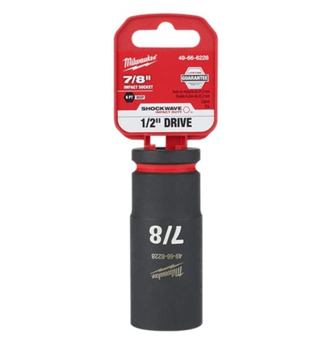 Shockwave 1/2in Drive 7/8in Deep 6 Point Impact Socket