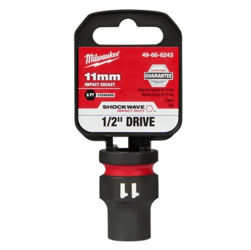 Shockwave 1/2in Drive 11mm Standard 6 Point Impact Socket