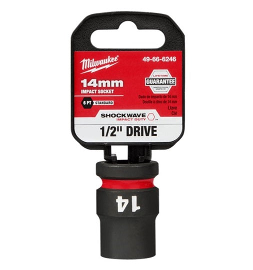 Shockwave 1/2in Drive 14mm Standard 6 Point Impact Socket