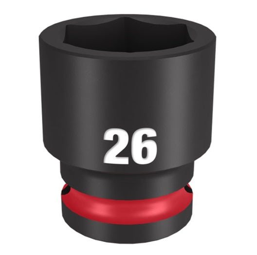 Shockwave 1/2in Drive 26mm Standard 6 Point Impact Socket