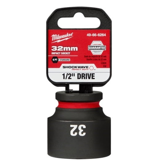 Shockwave 1/2in Drive 32mm Standard 6 Point Impact Socket