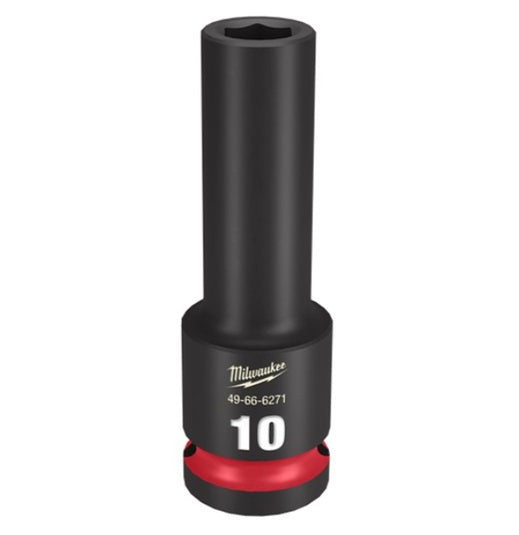 Shockwave 1/2in Drive 10mm Deep 6 Point Impact Socket