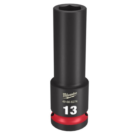 Shockwave 1/2in Drive 13mm Deep 6 Point Impact Socket