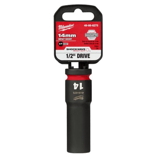 Shockwave 1/2in Drive 14mm Deep 6 Point Impact Socket