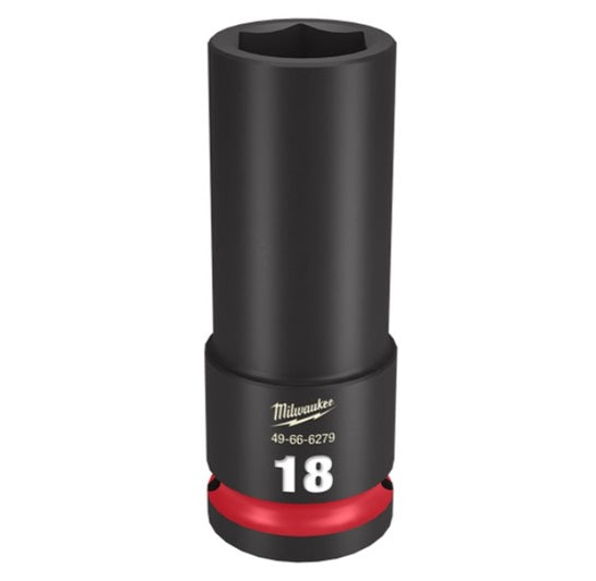 Shockwave 1/2in Drive 18mm Deep 6 Point Impact Socket