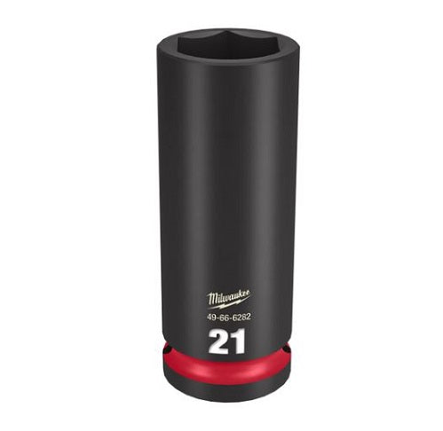 Shockwave 1/2in Drive 21mm Deep 6 Point Impact Socket