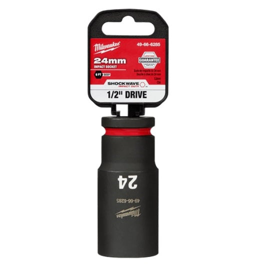 Shockwave 1/2in Drive 24mm Deep 6 Point Impact Socket
