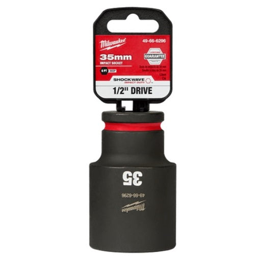 Shockwave 1/2in Drive 35mm Deep 6 Point Impact Socket