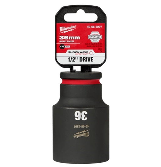 Shockwave 1/2in Drive 36mm Deep 6 Point Impact Socket