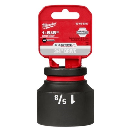 Shockwave 3/4in Drive 1-5/8in Standard 6 Point Impact Socket