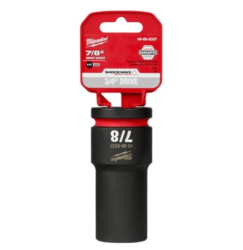 Shockwave 3/4in Drive 7/8in Deep 6 Point Impact Socket