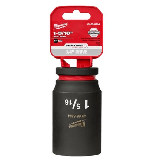 Shockwave 3/4in Drive 1-5/16in Deep 6 Point Impact Socket