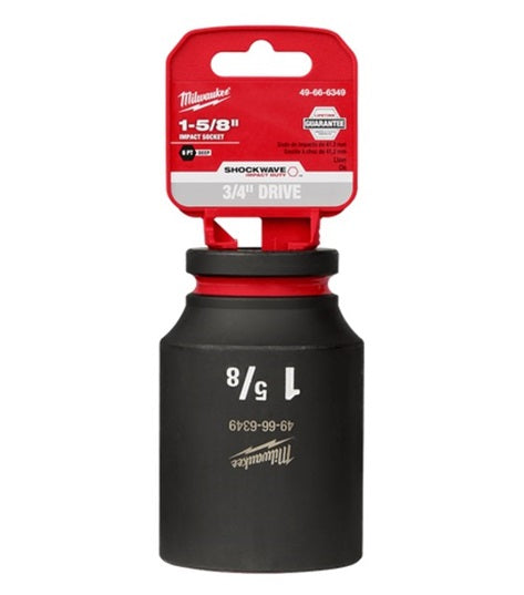 Shockwave 3/4in Drive 1-5/8in Deep 6 Point Impact Socket