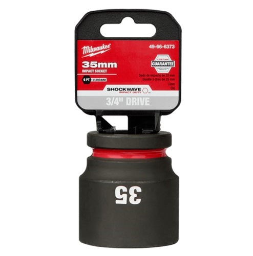 Shockwave 3/4in Drive 35mm Standard 6 Point Impact Socket