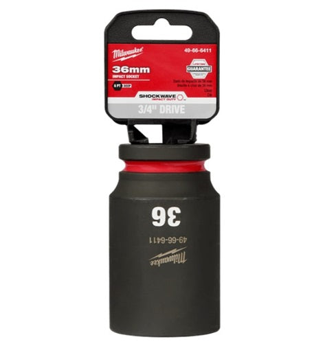 Shockwave 3/4in Drive 36mm Deep 6 Point Impact Socket