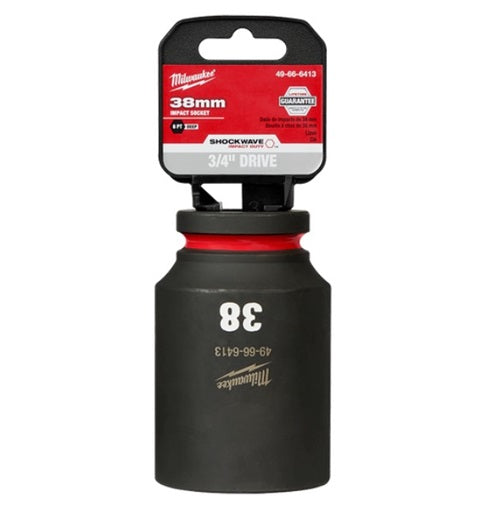 Shockwave 3/4in Drive 38mm Deep 6 Point Impact Socket