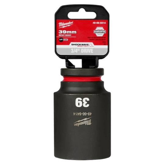 Shockwave 3/4in Drive 39mm Deep 6 Point Impact Socket