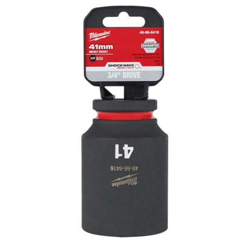 Shockwave 3/4in Drive 41mm Deep 6 Point Impact Socket