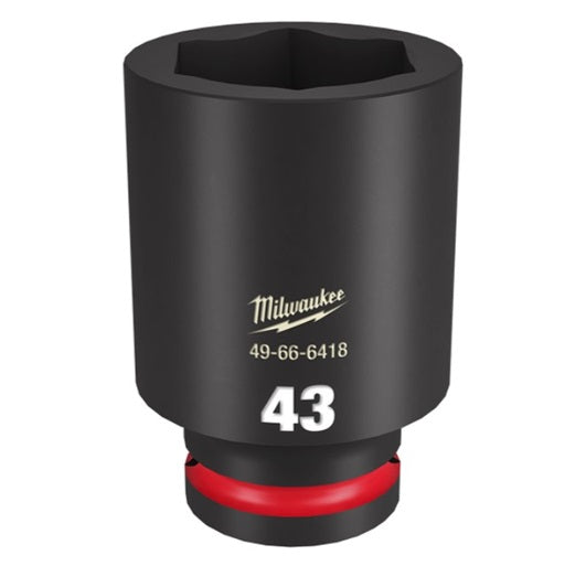 Shockwave 3/4in Drive 43mm Deep 6 Point Impact Socket