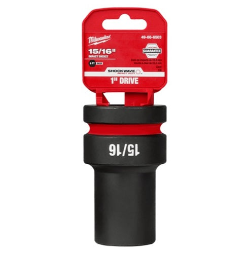 Shockwave 1in Drive 15/16in Standard 6 Point Impact Socket
