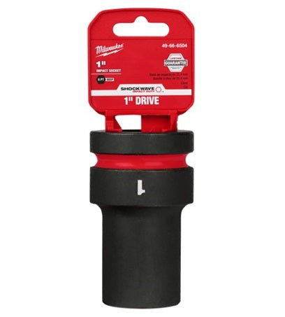 Shockwave 1in Drive 1in Standard 6 Point Impact Socket