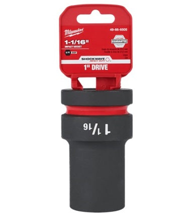 Shockwave 1in Drive 1-1/16in Standard 6 Point Impact Socket