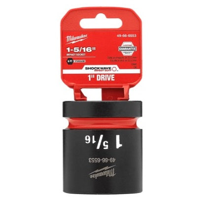 Shockwave 1in Drive 1-5/16in Standard 6 Point Impact Socket