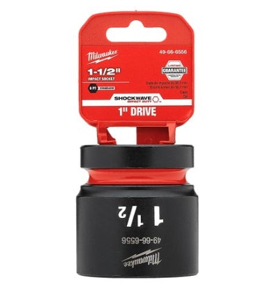 Shockwave 1in Drive 1-1/2in Standard 6 Point Impact Socket