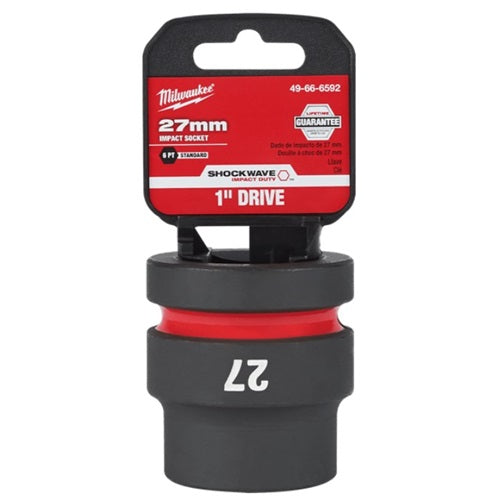 Shockwave 1in Drive 27mm Standard 6 Point Impact Socket