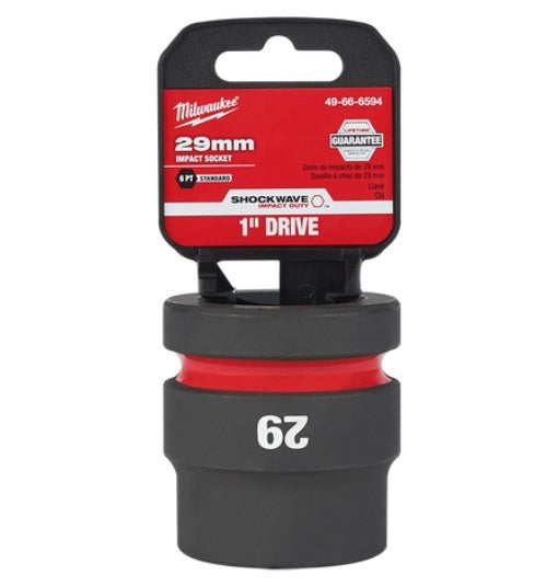 Shockwave 1in Drive 29mm Standard 6 Point Impact Socket