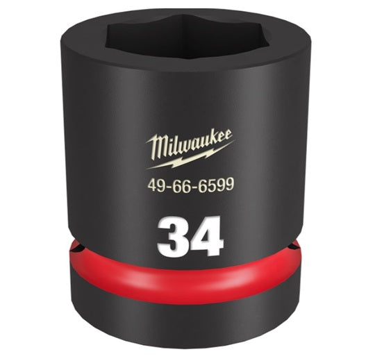 Shockwave 1in Drive 34mm Standard 6 Point Impact Socket