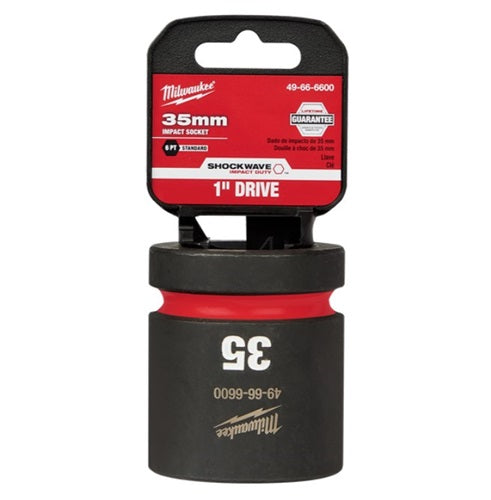 Shockwave 1in Drive 35mm Standard 6 Point Impact Socket