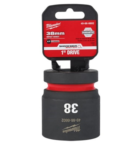 Shockwave 1in Drive 38mm Standard 6 Point Impact Socket