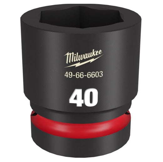 Shockwave 1in Drive 40mm Standard 6 Point Impact Socket