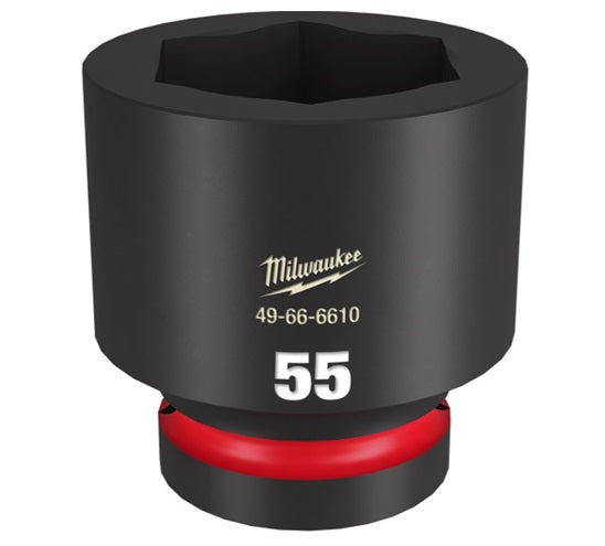 Shockwave 1in Drive 55mm Standard 6 Point Impact Socket