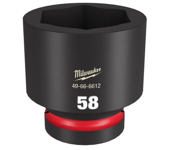 Shockwave 1in Drive 58mm Standard 6 Point Impact Socket