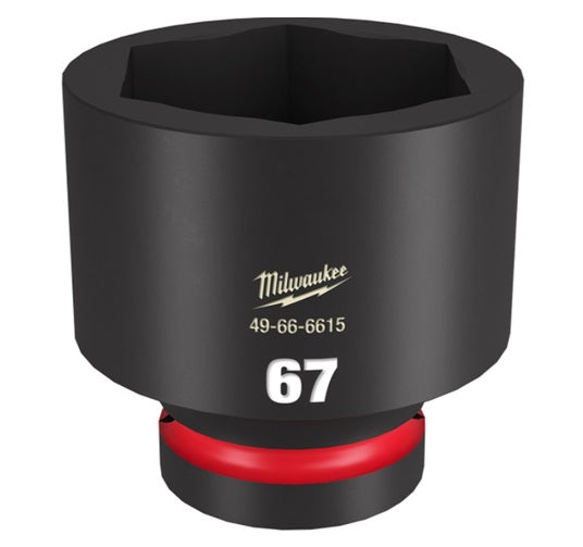 Shockwave 1in Drive 67mm Standard 6 Point Impact Socket