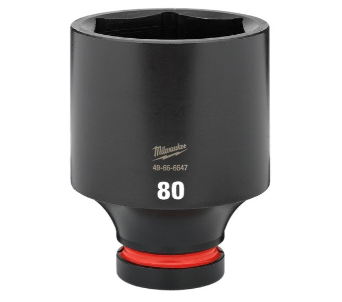 Shockwave 1in Drive 80mm Deep 6 Point Impact Socket