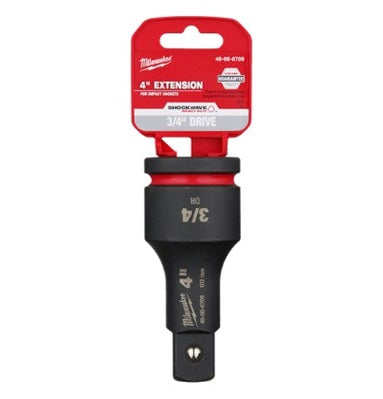 Shockwave 3/4in Drive 102mm (4in) Impact Socket Extension