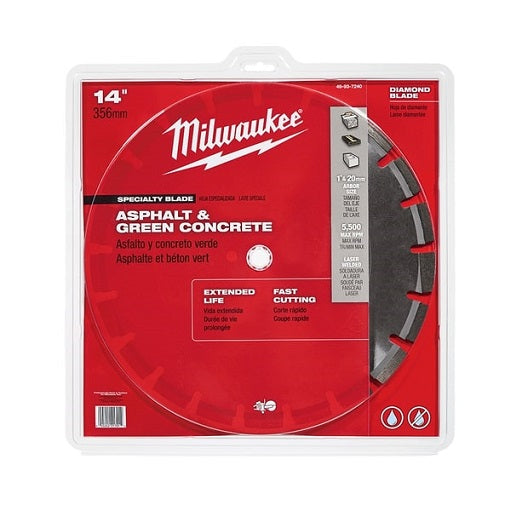 Diamond Ashpalt & Green Concrete Segmented Blade 14 inch