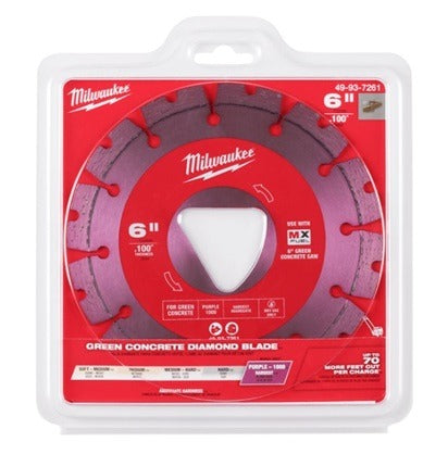 Green Concrete Diamond Blade 150mm - Purple