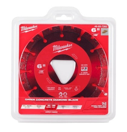 Green Concrete Diamond Blade 150mm - Red