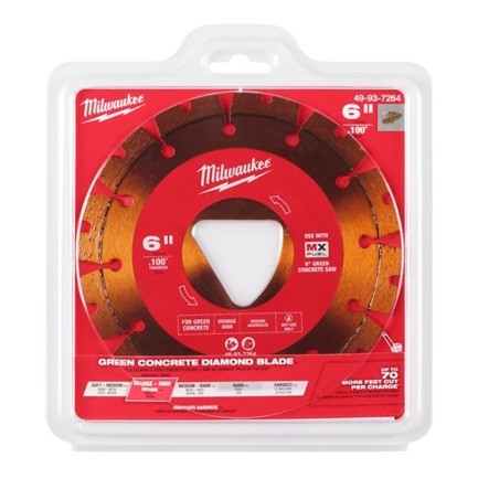 Green Concrete Diamond Blade 150mm - Orange