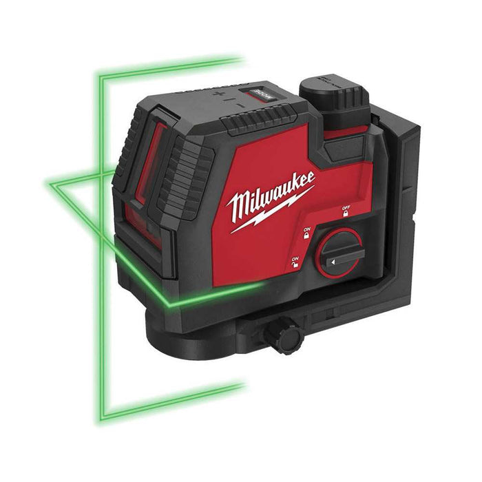 RedLithium USB Rechargeable Green Cross Line Laser