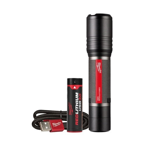RedLithium USB Flashlight Kit Slide Focus